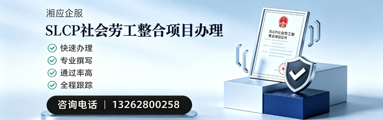 武汉SLCP社会劳工整合项目申报服务