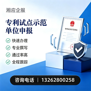 武汉专利试点示范单位申报服务