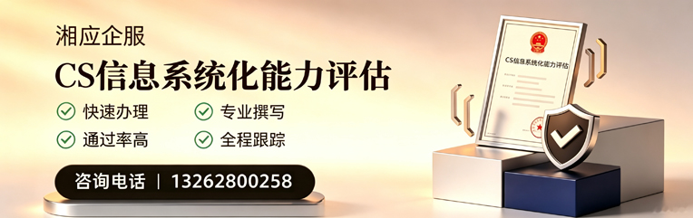 武汉CS信息系统化能力评估申报服务